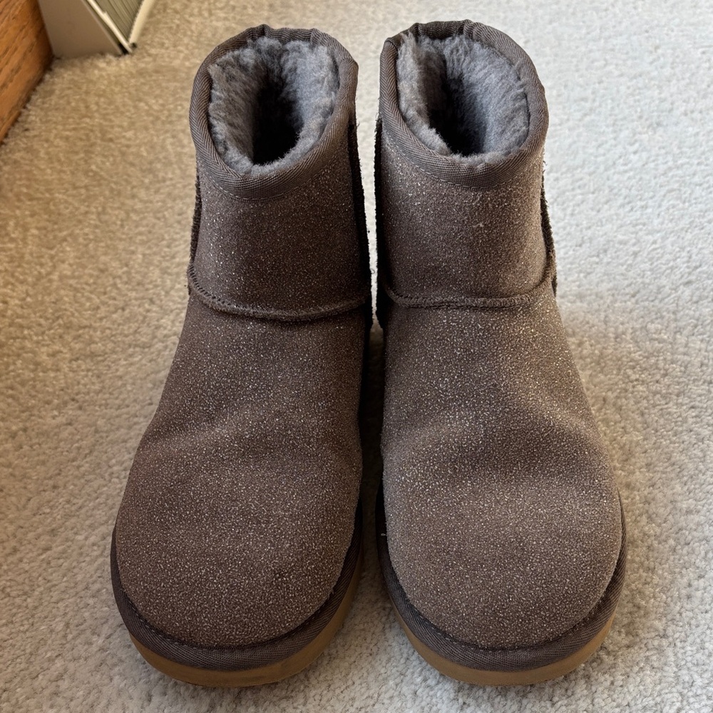 UGG Women’s Taupe Lined Boots, New Without Tags Or Box, Never Worn, 8